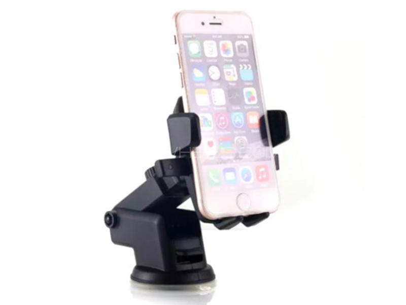 Universal One Touch Car Mobile Holder Adjustable Arm Mount Image-1