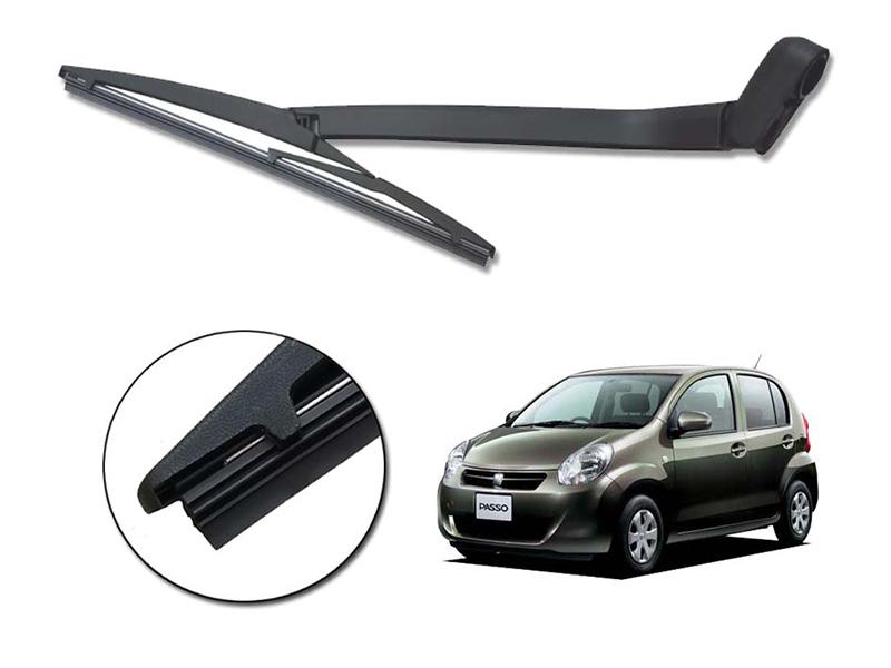 Toyota Passo 2016-2022 Rear Wiper Blade With Arm | Graphite Coated Rubber 