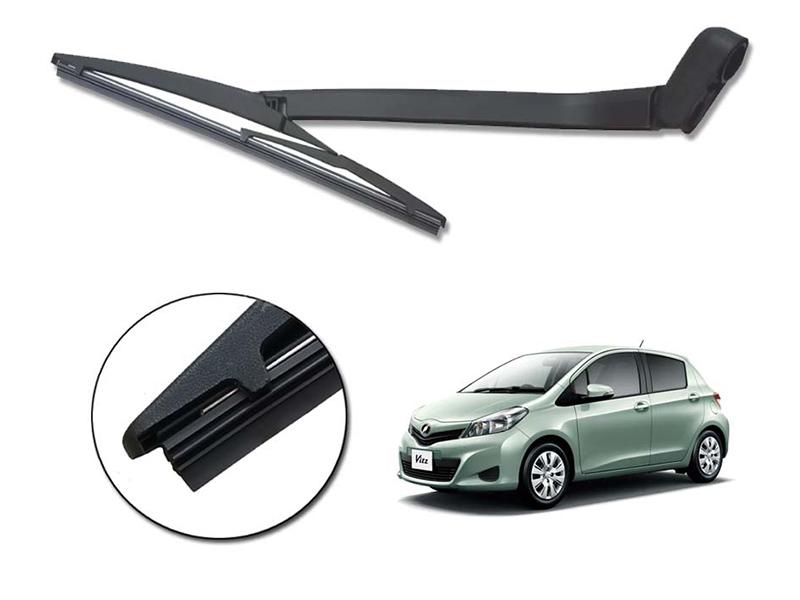 Toyota Vitz 2011-2018 Rear Wiper Blade With Arm | Graphite Coated Rubber  Image-1