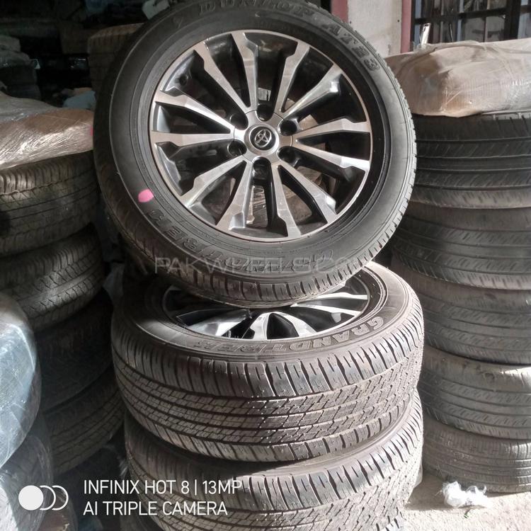 prado 2018  genuine alloy rim and tyres   265/55R19 Image-1