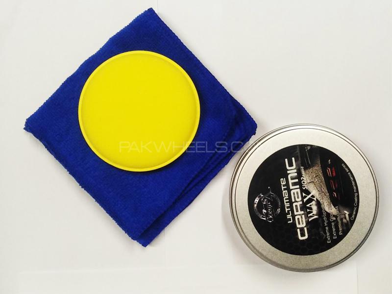 Ocean X Car Ceramic Wax Si02 Black Dark Color Wax With Towel  Image-1