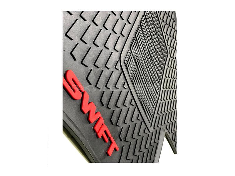 Diamond Latex Premium Black Suzuki Swift 2022 Mats| Plastic | Water Proof | Rubber Mats (P79) Diamond Latex Premium Black Suzuki Swift 2022 Mats| Plastic | Water Proof | Rubber Mats (P79) Image-3