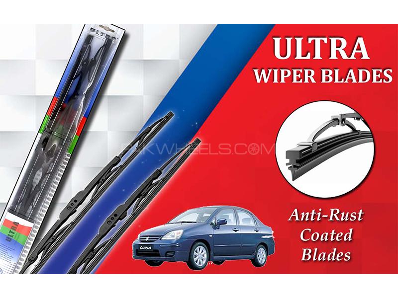 Suzuki Liana 2006-2014 Ultra Wiper Blades | Anti-Rust Coated | Metal Type 