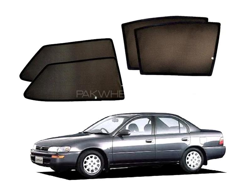Toyota Corolla 1996-2000 Side Fix Side Shade Black UV Protection Heat Protection  Image-1