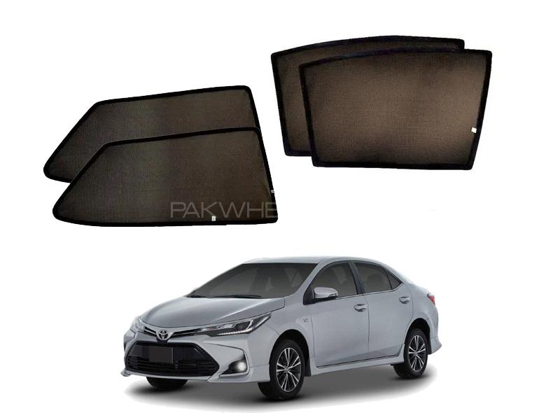 Toyota Corolla 2015-2022 Side Fix Side Shade Black UV Protection Heat Protection  Image-1