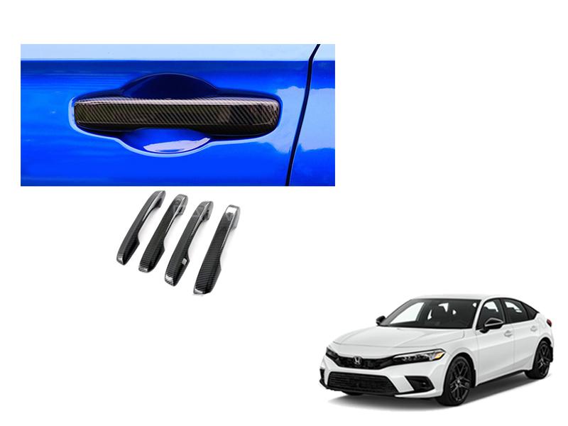Honda Civic 2022 Door Handle Carbon Trim RS  Image-1
