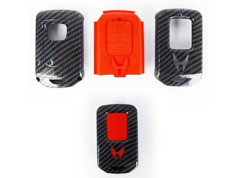 Honda Civic 2016-2021 Carbon Fiber - Black And Red   Honda Civic 2016-2021 Carbon Fiber - Black And Red   Image-2