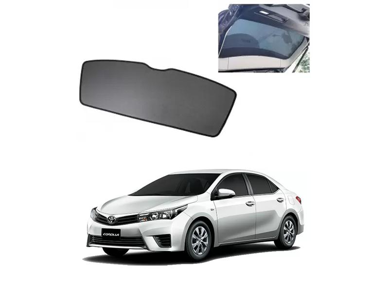 Toyota Corolla 2015-2022 Back Fix Shade Black UV Protection Heat Protection  Image-1