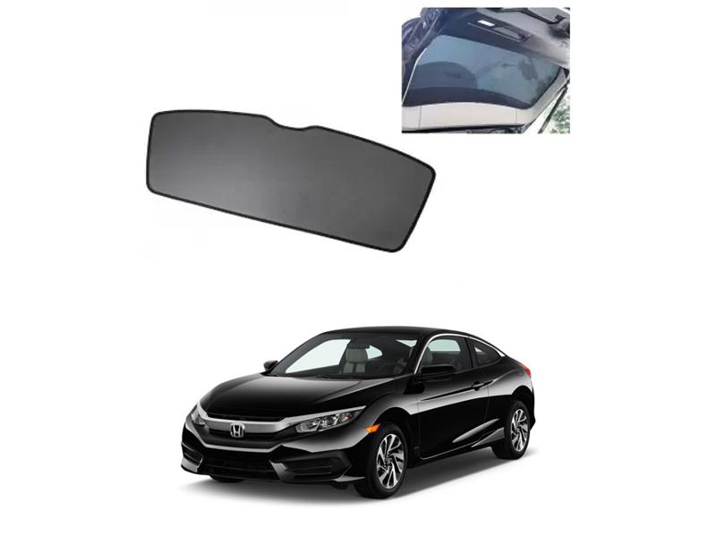Honda Civic 2016-2021 Fix Back Shade Black UV Protection Heat Protection  Image-1