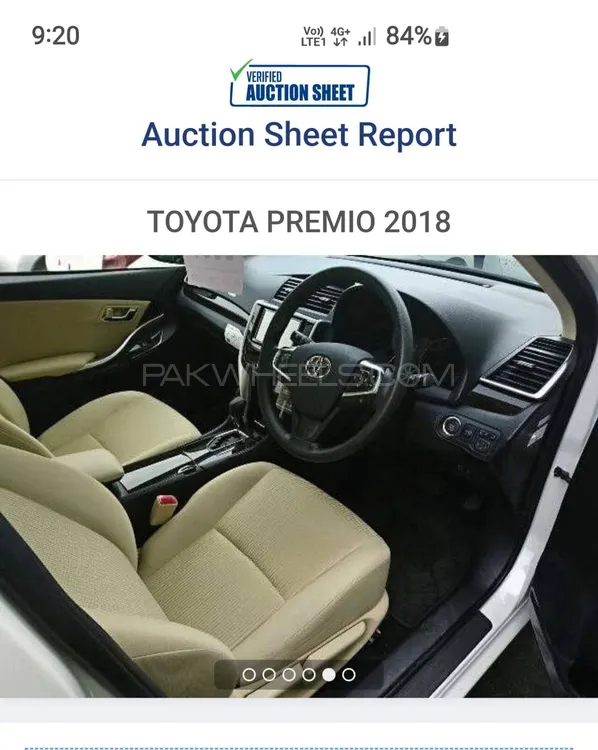 Toyota Premio 2018 for Sale in Lahore Toyota Premio 2018 for Sale in Lahore Image-16