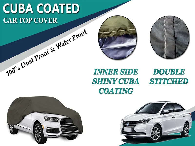 Changan Alsvin 2021-2022 Top Cover | Inner Gloss Cuba Coated Top | Water Proof | Double Stitched  Image-1