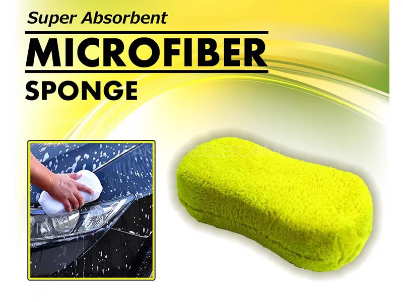 MicroFiber Sponge For Car Wash And Cleaning