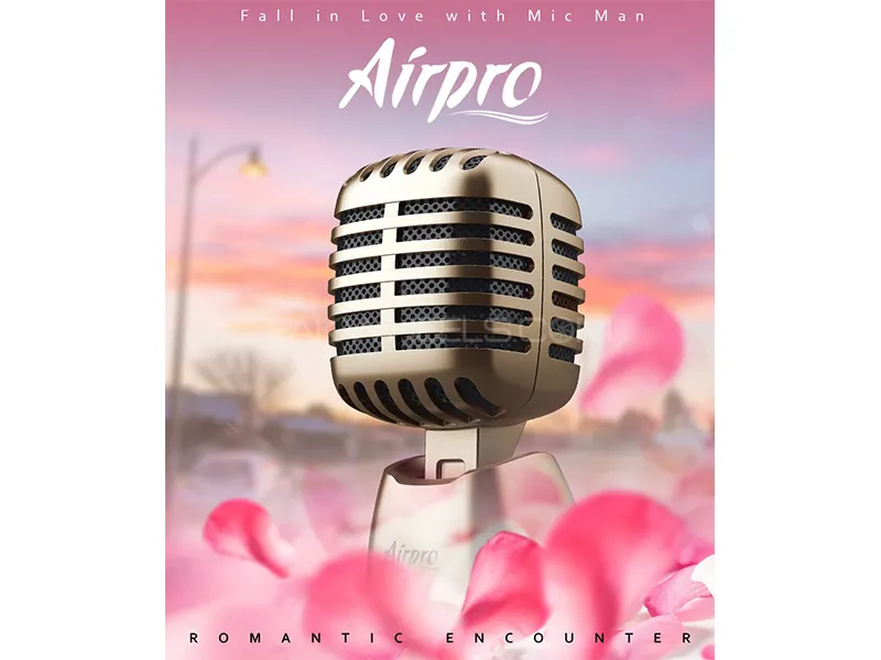 Air Pro Mic Perfume | Romantic Encounter | Microphone Style Air Freshener Image-1