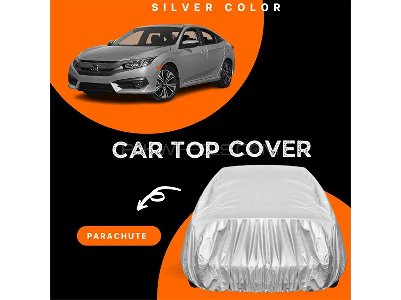 Honda Civic 2016-2022 Parachute Silver Car Top Cover