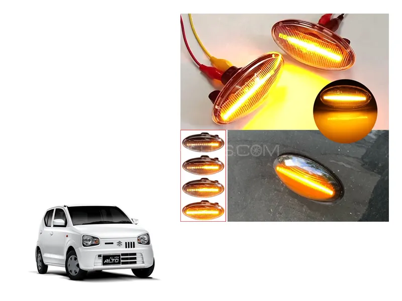 Suzuki Alto 2022 Dynamic Sequential Indicator Lights Rolling Indicator Lights Image-1