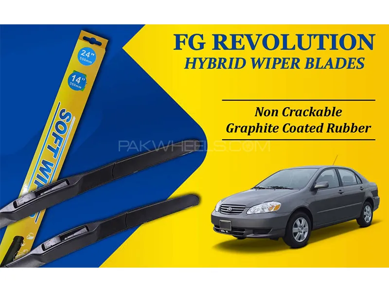 Toyota Corolla 2002-2008 FG Wiper Blades | Hybrid Type | Graphite Coated Rubber