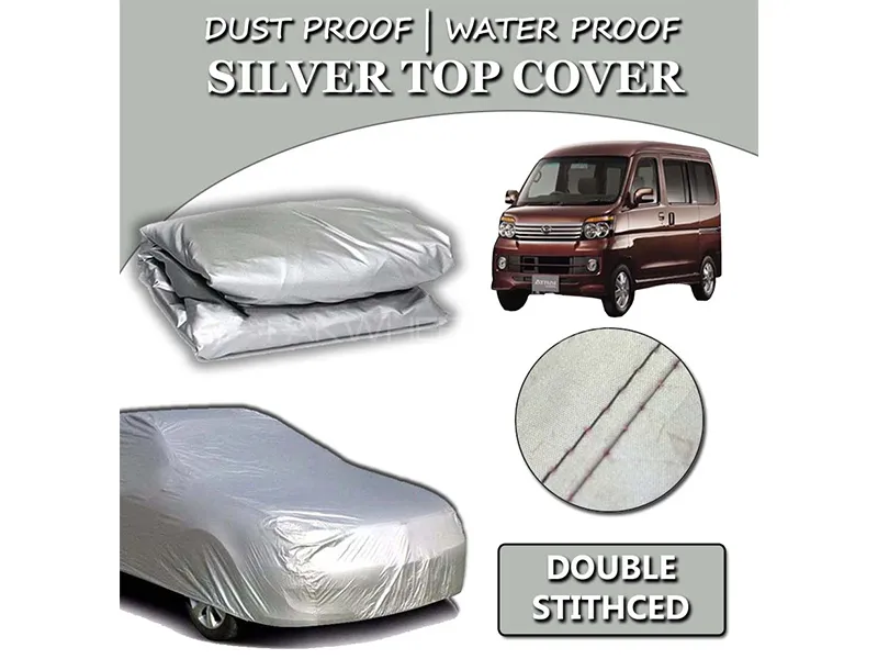 Daihatsu Atrai Parachute Silver Car Top Cover | Heat Proof | Double Stitched  Image-1
