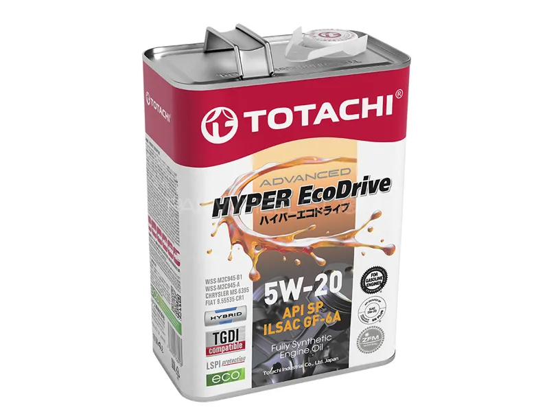 Totachi 5w20 API SP GF6A Hyper Eco Drive Full Synthetic Oil 4L Image-1