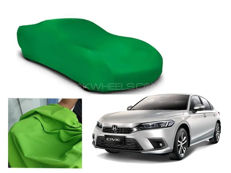 Honda Civic 2022 Microfiber Coated Anti Scratch And Anti Swirls Water Resistant Top Cover Image-1