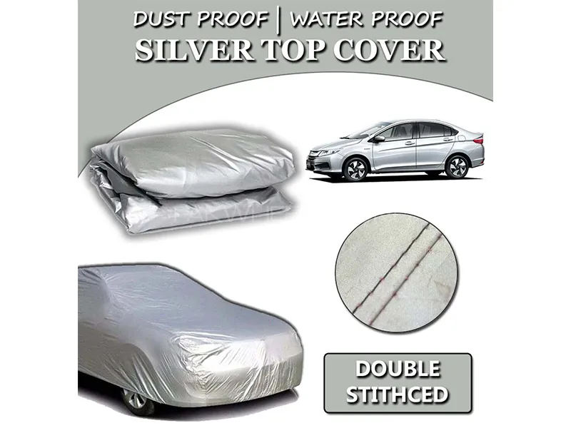 Honda Grace 2014-2020 Parachute Silver Car Top Cover | Heat Proof | Double Stitched
