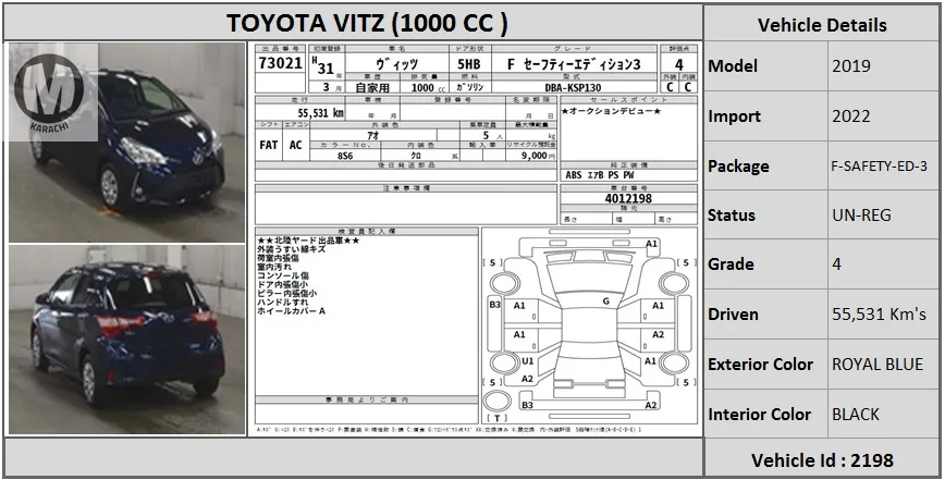 Toyota Vitz 2019 for Sale in Karachi Image-1