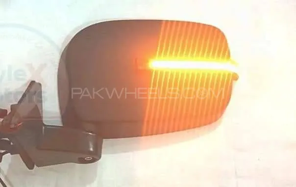 Suzuki Mehran and Khyber Side Mirrors With Indicators Image-1