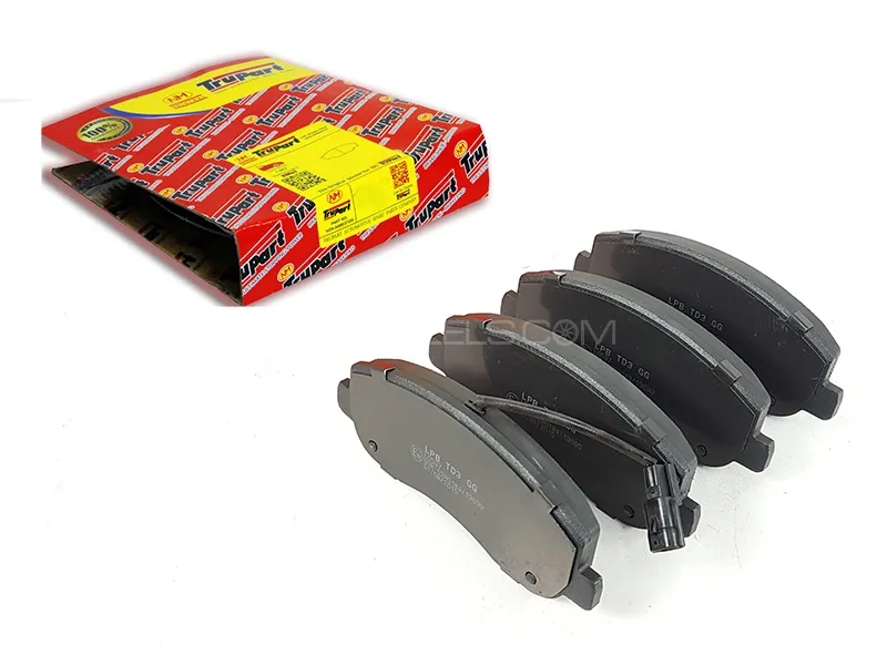 Toyota Revo 4x2 2016-2021 Trupart Front Brake Pad - 3182 Red Image-1