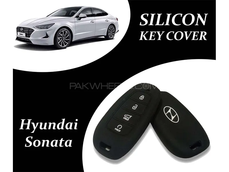 Hyundai Sonata 2021-2023 Key Cover | Silicone | Black | Pack Of 2