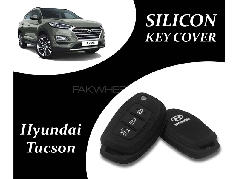 Hyundai Tucson 2020-2023 Key Cover | Silicone | Black | Pack Of 1