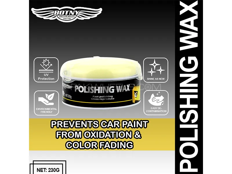 Botny Polishing Car Wax - 230g Image-1