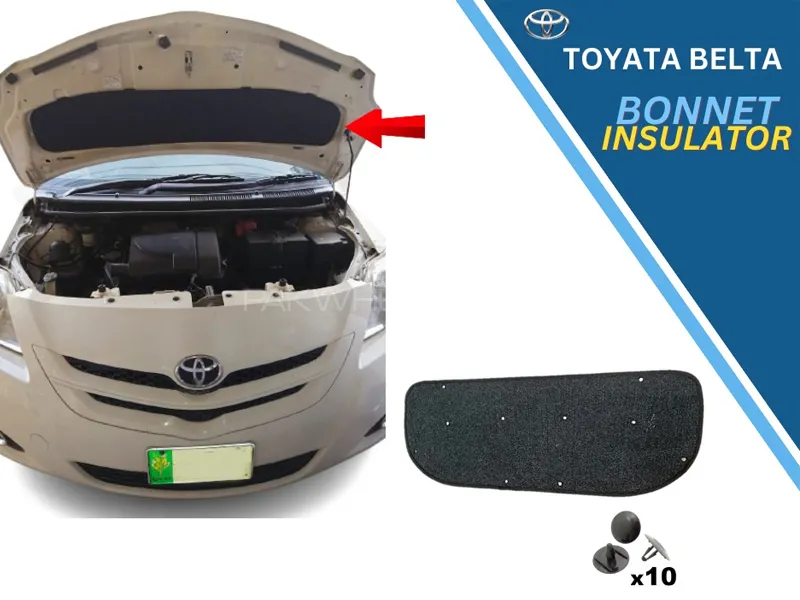Toyota Belta Hood Insulator Namda Liner  Image-1