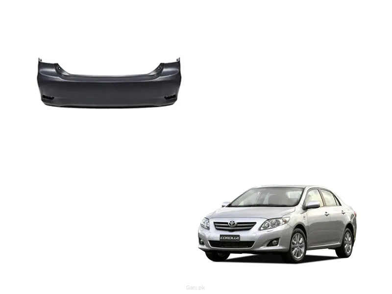 Toyota Corolla 2012-2014 Rear Bumper Non Painted Taiwan Image-1