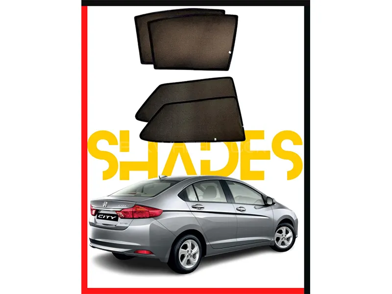 Honda City 2021-2023 Car Door Window Shades - 4 Pcs  Image-1