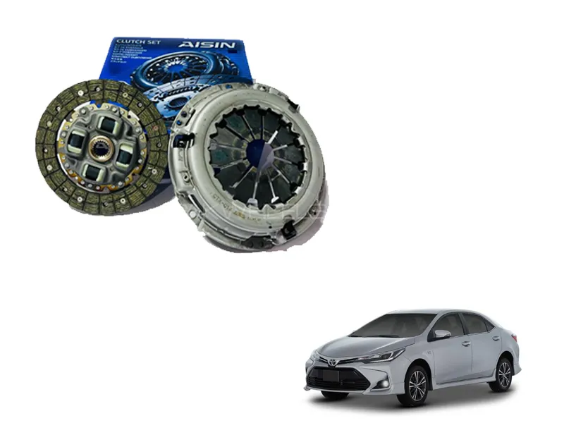 Toyota Corolla 2014-2022 Clutch Plate Pressure Plate Set Aisin Japan Image-1