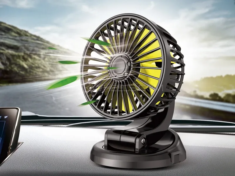 360 Degree Rotation Adjustable Car Air Vent USB Fan Electric Air Blower 5V Cooling Fan