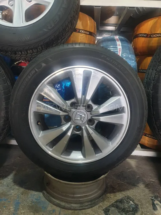 Michelin Tyre 205.65.16 and alloy kabli for sale Image-1