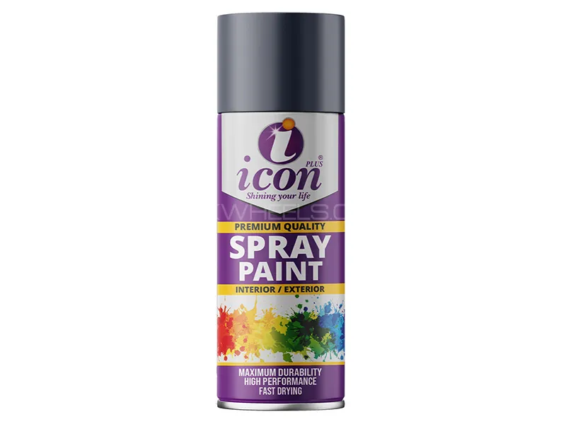 Icon Plus Spray Paint 300ml - Medium Grey  Image-1