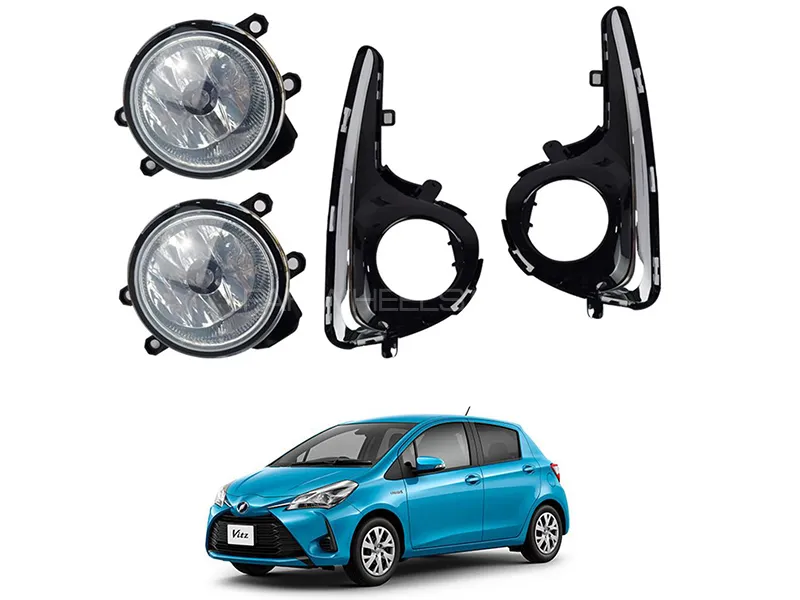 Toyota Vitz 2018-2020 DLAA Fog Lamp Bumper Lights  Image-1
