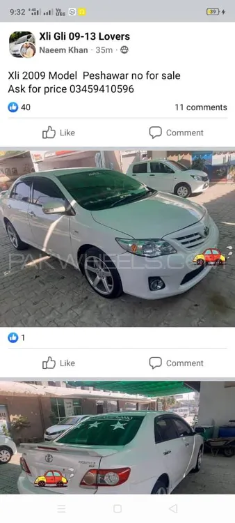 Toyota Corolla 2009 for Sale in Peshawar Image-1