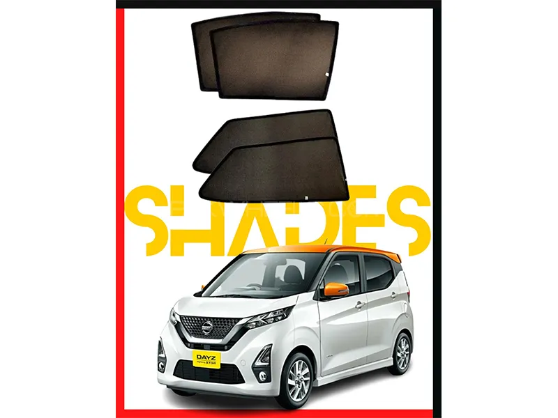 Nissan Dayz 2015-2019 Car Door Window Shades - 4 Pcs  Image-1