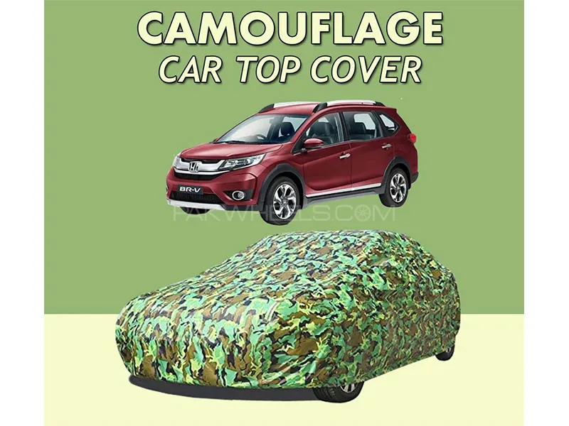 Honda BR-V 2017-2023 Top Cover | Camouflage Design Parachute | Double Stitched | Dust Proof | Water 