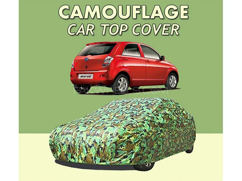 Faw V2 2013-2023 Top Cover| Camouflage Design Parachute | Double Stitched | Water Proof Image-1