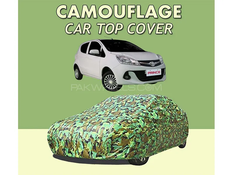 Prince Pearl 2020-2023 Top Cover| Camouflage Design Parachute | Double Stitched | Water Proof