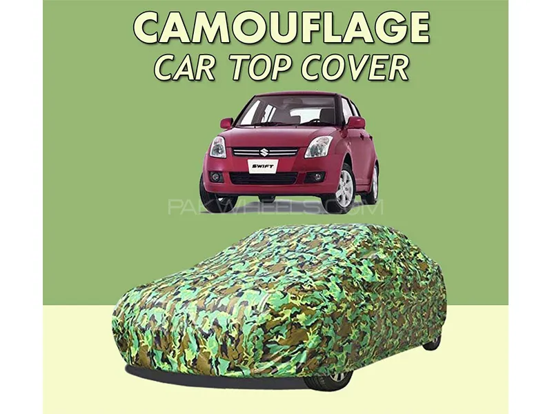 Suzuki Swift 2010-2021 Top Cover| Camouflage Design Parachute | Double Stitched | Water Proof
