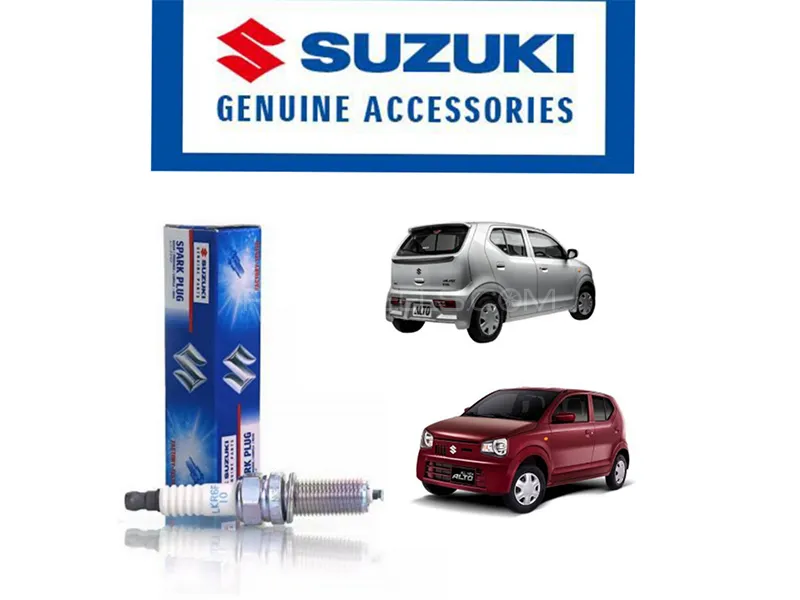 Suzuki Alto 2019-2023 Suzuki Genuine Spark Plug LKR6F10 - 3 Pcs Image-1