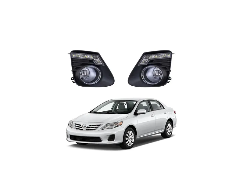 Toyota Corolla 2008-2014 Fog Light DLAA Anti Fog Bumper Light Set
