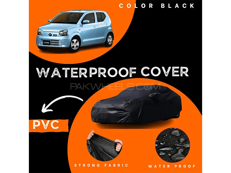Mazda Carol 2014-2022 Polymer Coated Top Cover | Waterproof | Double Stitched | Black  Image-1