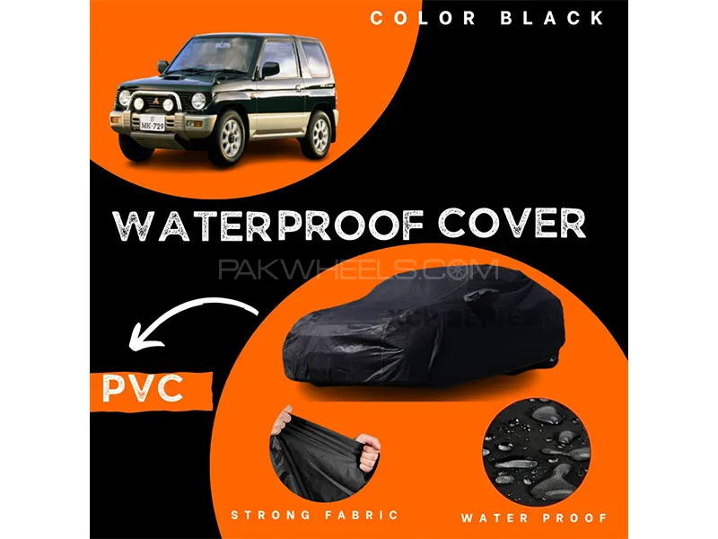 Mitsubishi Mini Pajero 1994-2012 Polymer Coated Top Cover | Waterproof | Double Stitched | Black  Image-1