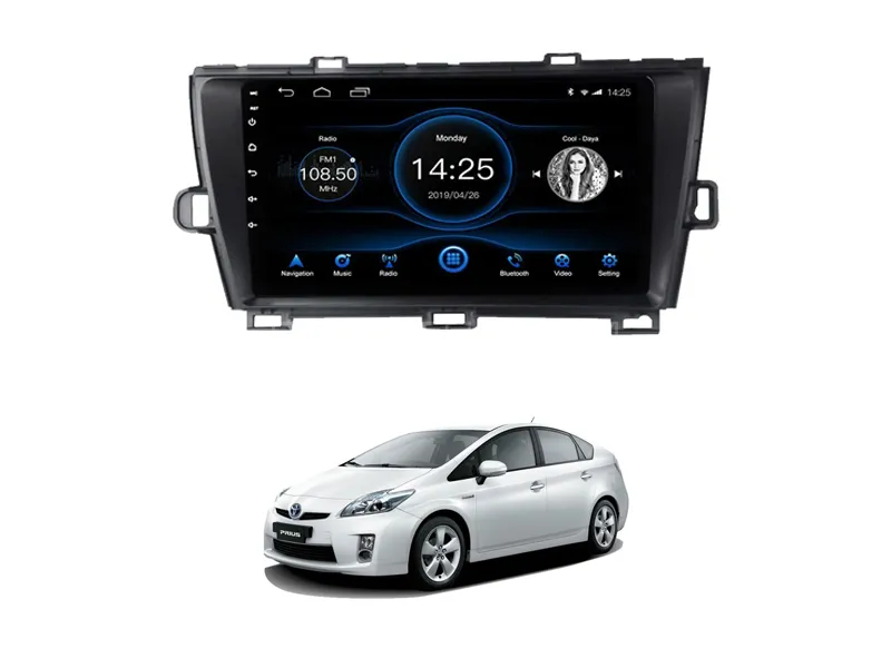 Toyota Prius 2009-2015 Android Screen Panel IPS Display 9 inch - 1 GB Ram/16 GB Rom