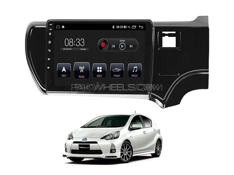 Toyota Aqua 2015-2021 Android Screen Panel IPS Display 9 inch - 2 GB Ram/32 GB Rom Image-1